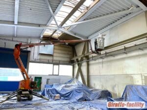 peinture industrielle du hall