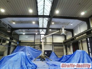 Peinture industrielle du plafond