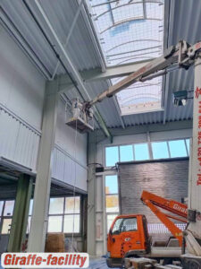 Peinture industrielle du hall de production